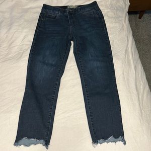 Democracy Cropped Raw Hem Jean- 4P